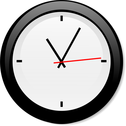 Moderne Uhr Vektor-Bild