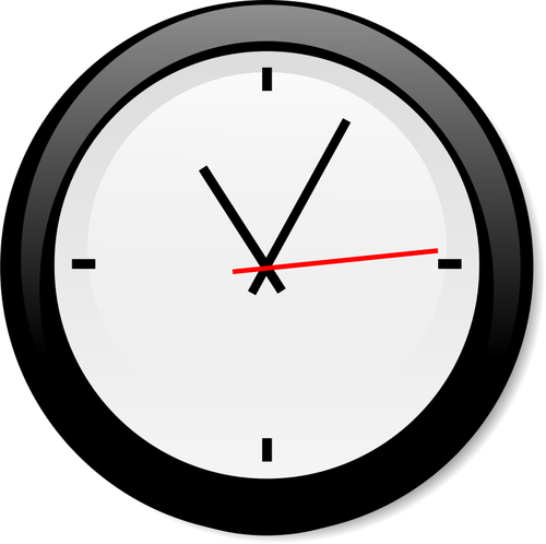 Modern clock vector image