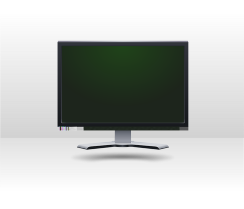 LCD platt-vektorbild