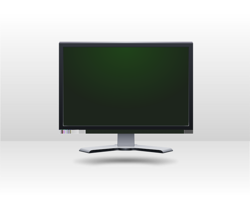 LCD cu ecran plat vector imagine