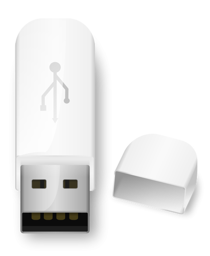 USB флэш-накопитель значок векторное изображение