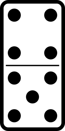 Domino dachówka grafika wektorowa 4-5