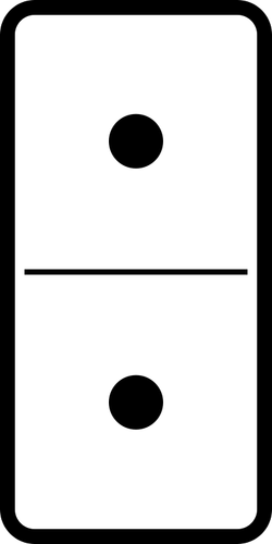 Domino döşemek iki katı bir vektör görüntü