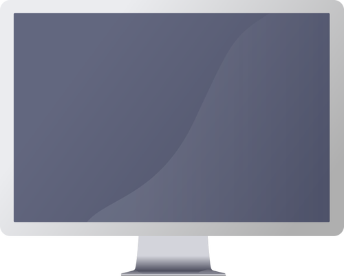 Computer monitor vector afbeelding