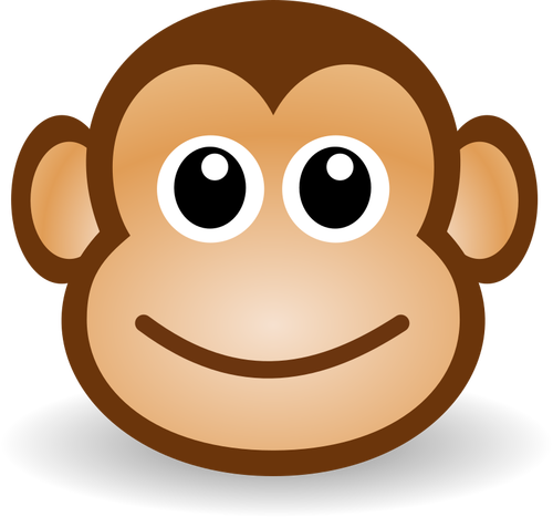 Мультфильм обезьяна лицом