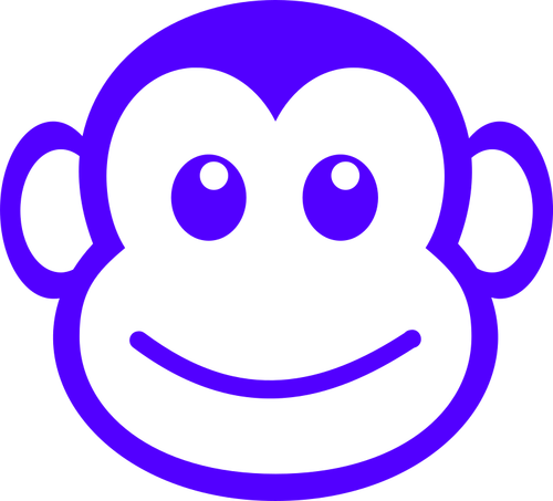 Face of the monkey