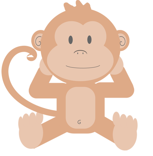 Maimuţă de desene animate