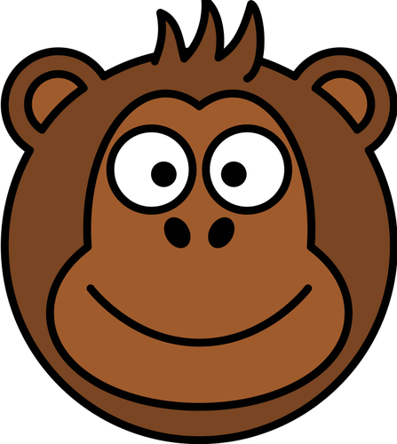 Monkey caricature