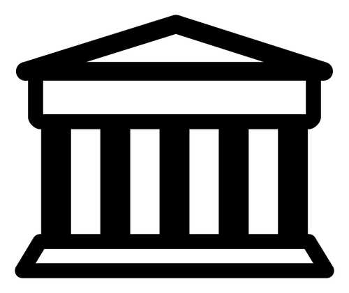 Bank Piktogramme Vektor-ClipArt