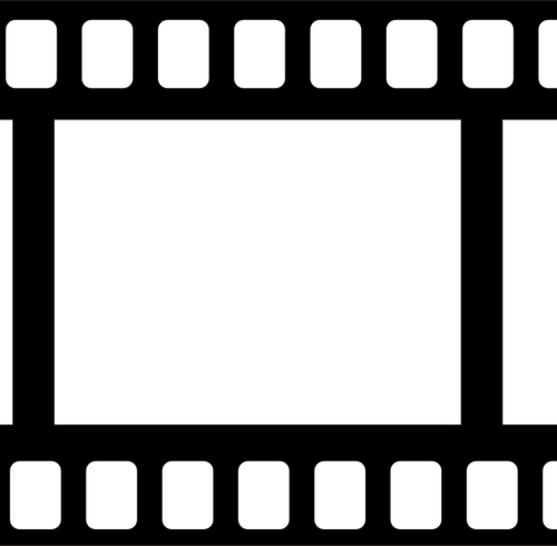 Film tape pictogramafbeelding vector