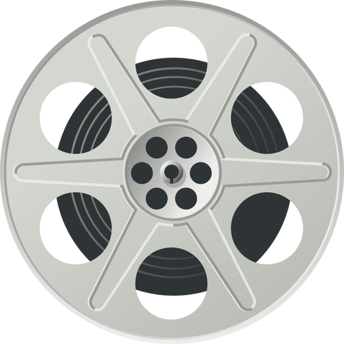 Film reel vektorbild