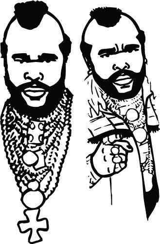 Imagen vectorial de Mr. T