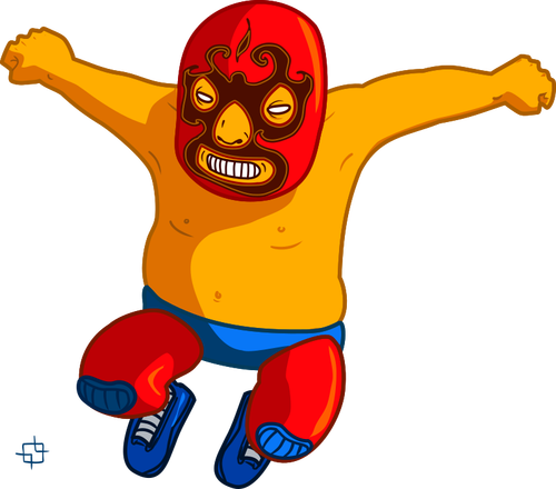 Luchador 矢量剪贴画