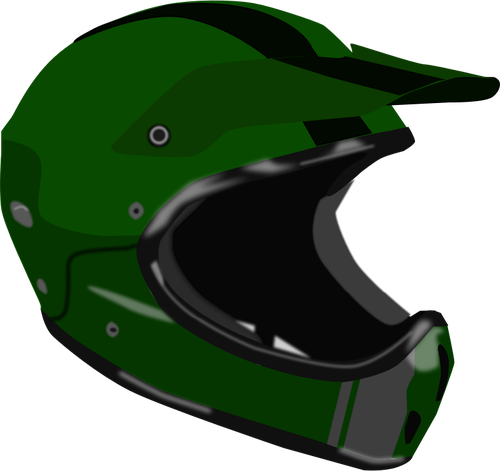 Motociclismo prediseñadas casco vector