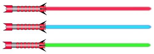 חרב האור בתמונה וקטורית יחיד