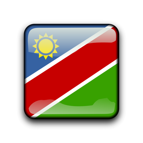 Namibiske flagg vektor