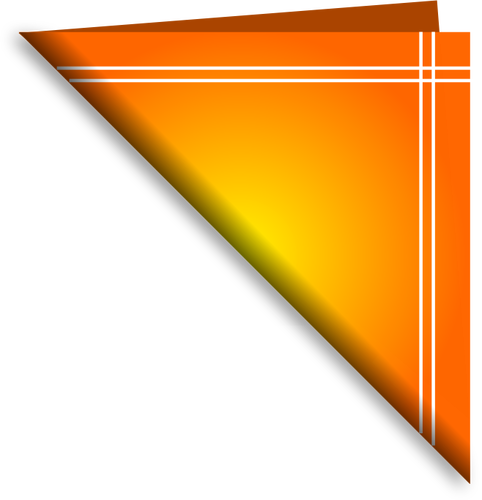 ClipArt vettoriali di tovagliolo piegato arancia