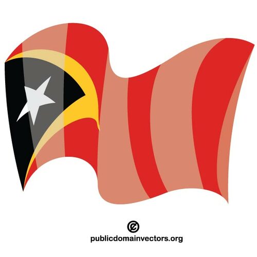 Timor-Leste national flag