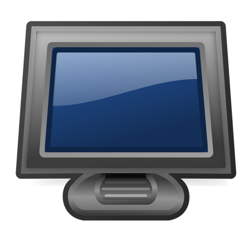 PC monitor vektor ilustrasi