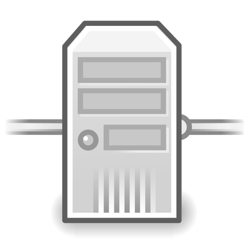 Tango server vector netwerkpictogram