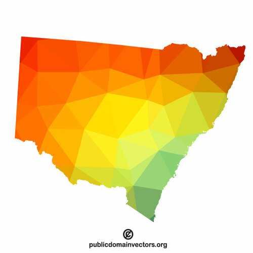 뉴 사우스 웨일즈 색 지도