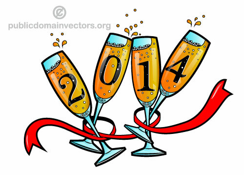 Happy New Year vectorillustratie