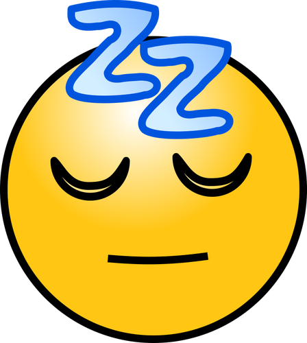 Tidur emoticon wajah