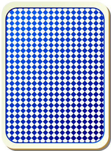 Image vectorielle de grille bleu carte à jouer