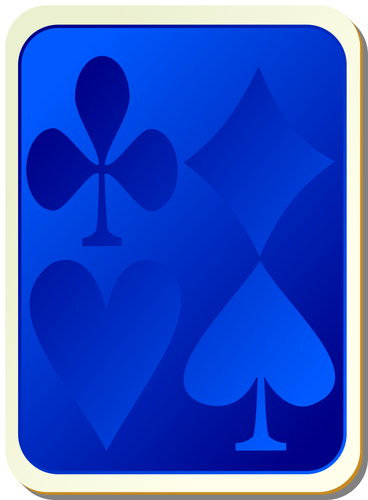 再生カード青いベクトル クリップ アート