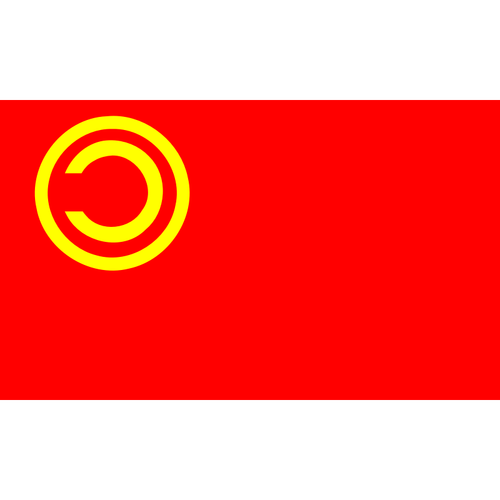 Copyleft Flagge Vektor