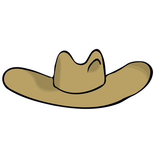 Ковбойская шляпа векторное изображение