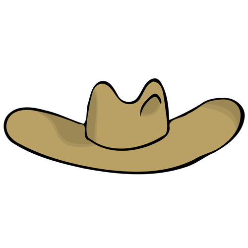 Cowboyhatt vektorbild