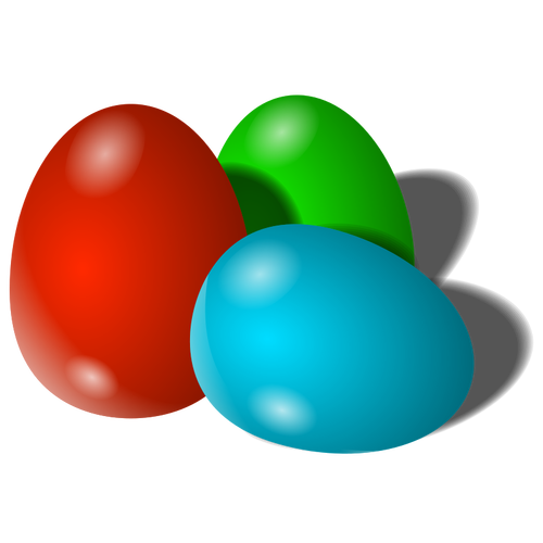 Ostereier-Vektor-Bild