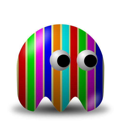 Image vector Stripey méchant jeu