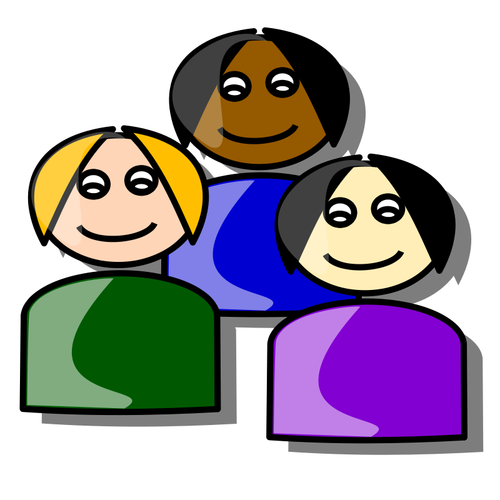 Groupe de gens vector image