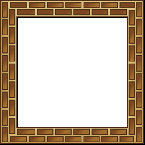 Backstein-Frame-Vektor-Bild