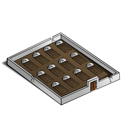 Graphiques vectoriels de cimetière