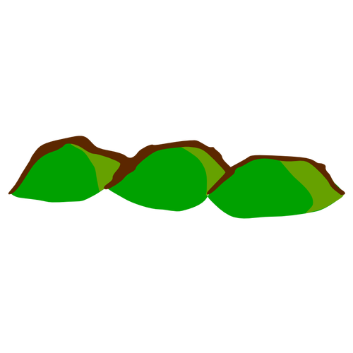 Image de vecteur élément montagnes carte