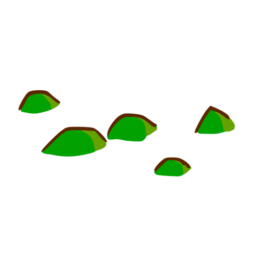 Åsene kart element vektorgrafikk utklipp