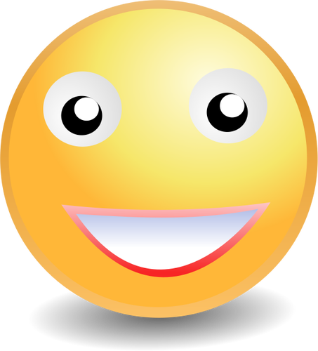 Smiley ladyface vector imagine