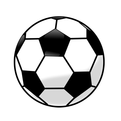 Voetbal bal vectorafbeeldingen clip art