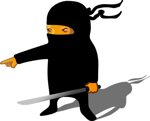 Ninja com espada
