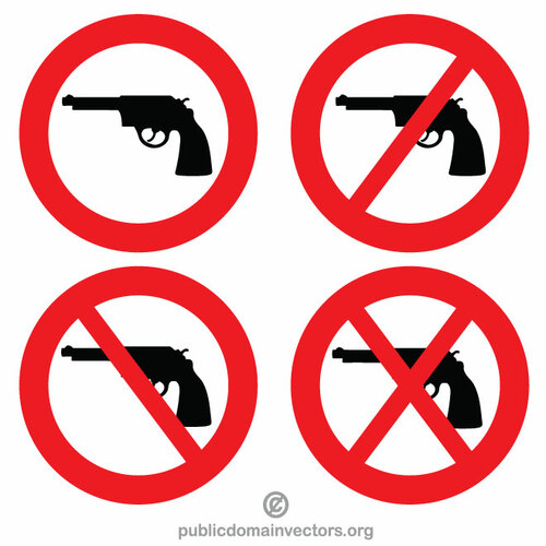 Ei aseiden varoitusmerkkiä