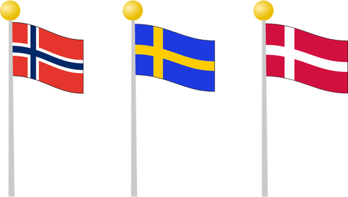 Scandinavian flags