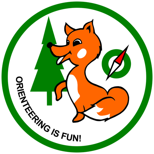 Orienteering vector logo image