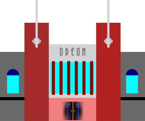 オデオン ・ シネマズ ベクトル イメージの構築