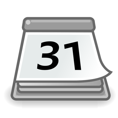 Office calendar vector icon