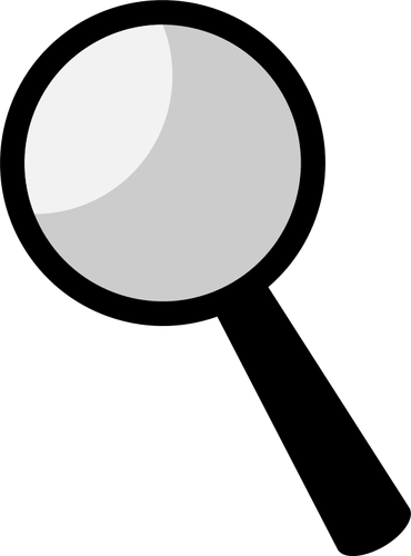 Vergrootglas vector illustraties