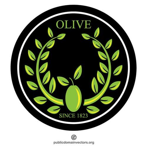 Olive branch vektorbild