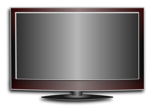 Moderne TV vector illustrasjon